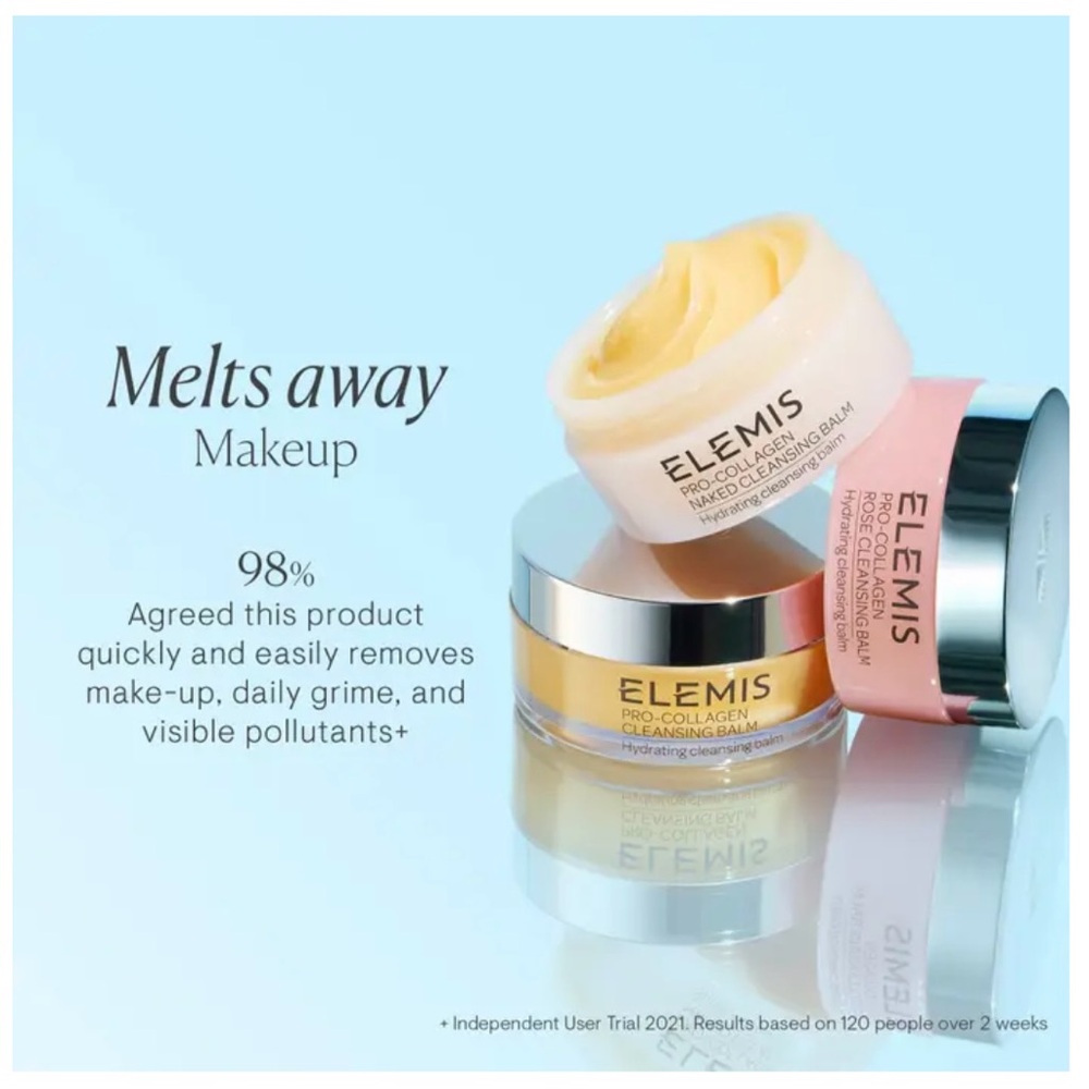ELEMIS Pro-Collagen Rose Cleansing Balm - Pink and Cream (New, in Box) - Picture 3 of 10